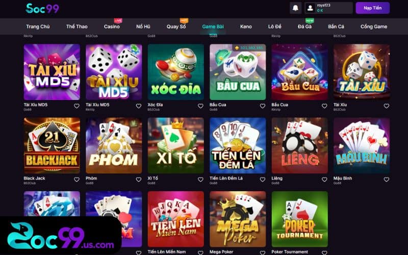 Giới thiệu SOC99 - Điểm đến giải trí hàng đầu Châu á 1 Giới thiệu SOC99, nền tảng uy tín, chất lượng “vàng”